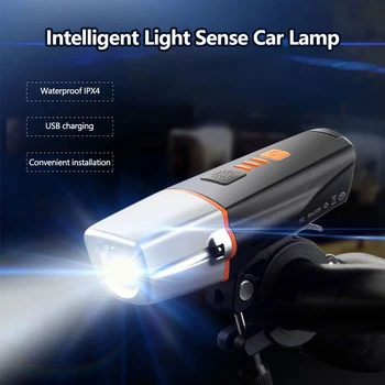 

Bike Light High Brightness USB Rechargeable Bicycle Headlight 6 Lighting Modes Bicycle Accessories