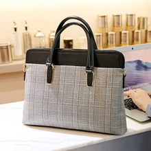 Женский деловой портфель сумки 13 14 дюймов Сумка для ноутбука сумка через плечо для Macbook Dell hp acer сумка для компьютера 15,6 дюймов