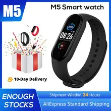 M5 relógio inteligente ip67 à prova dip67 água esporte pulseiras de carregamento usb faixas inteligentes bluetooth toque tela colorida pulseira 10 idiomas