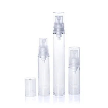 

20pcs 15ml Empty airless pump plastic bottles vacuum pressure emulsion bottle with lotion pump on travelling cosmetic packaging
