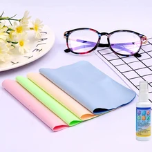 5 Pcs/pack Lens Eyeglasses Cleaning Cloth Microfiber Phone Screen Cleaner Sunglasses Camera Duster Wipes Eyewear Accessories