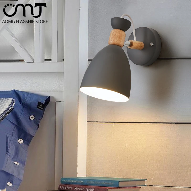 

loft lamp wood dining room bedroom bedside home deco luminaria de parede