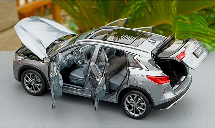 1:18 высокое тщательное INFINITI QX50 сплав модель автомобиля статические металлические модельные автомобили с оригинальной коробкой