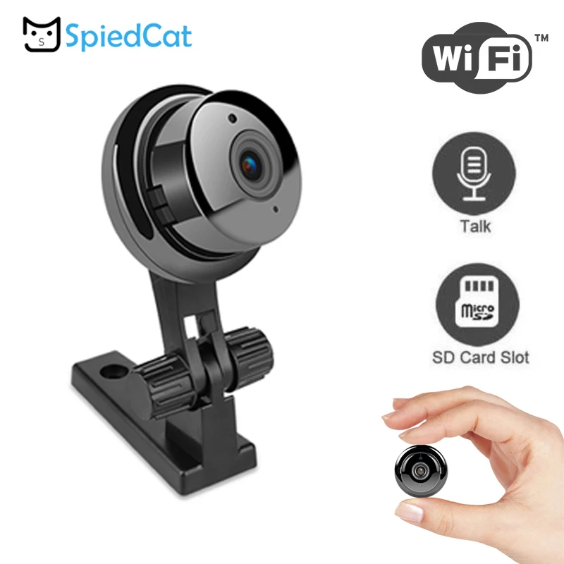 Мини камера Full HD 1080 P профессиональная беспроводная Wi Fi для домашней безопасности