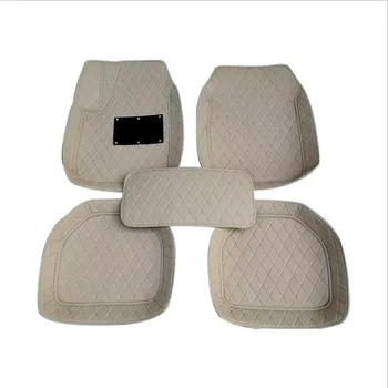 

Car Floor Mats Universal for Ford fusion mondeo Focus 2 3 kuga Fiesta Edge Explorer fiesta Car Leather waterproof floor carpet