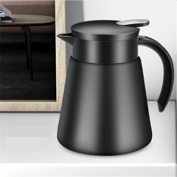 

680ml/880ml Thermos Coffee Pot Insulation Kettle Keep 6-12 Hours Stainless Steel Vacuum Coffee Kettle Pot Tea Water Jug