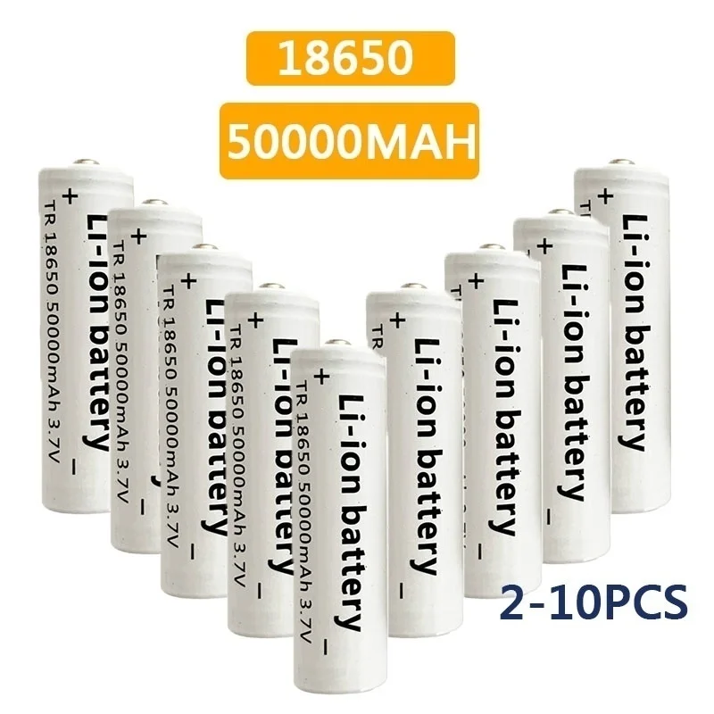 2021 новый высококачественный 50000 MAh 18650 перезаряжаемый аккумулятор 3 7 V Быстрая