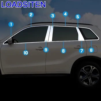 

Automobile Automovil Chromium Window Body Door Handle Exterior Sticker Strip Decoration Accessories 18 19 FOR Suzuki Vitelaru