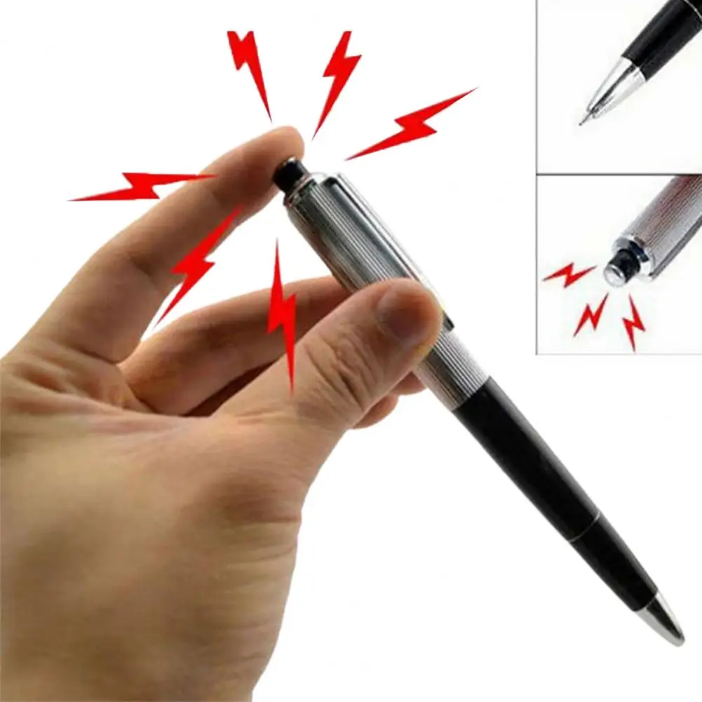 Pen Pouch 15cm Funny Pen Toy Interesting Surprising Shocking Practical Joke Toys Home Office Storage Electric Pens
