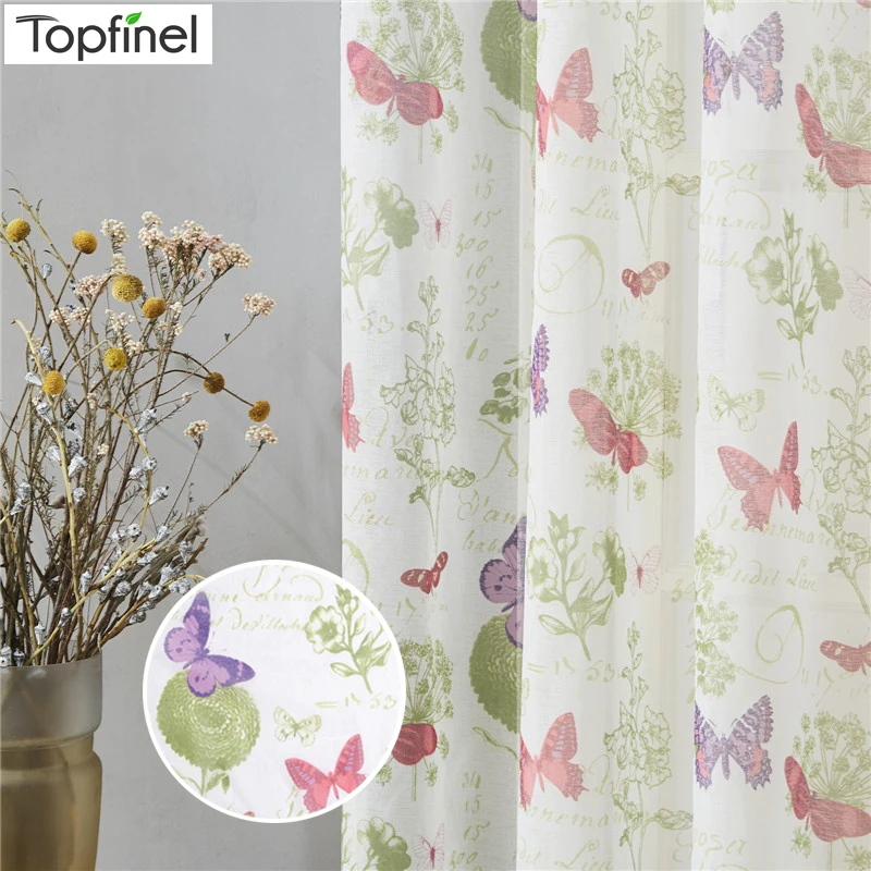 Topfinel Butterfly Sheer Curtain for Living Room Please do not buy this curtain the fabric is out of stock | Дом и сад