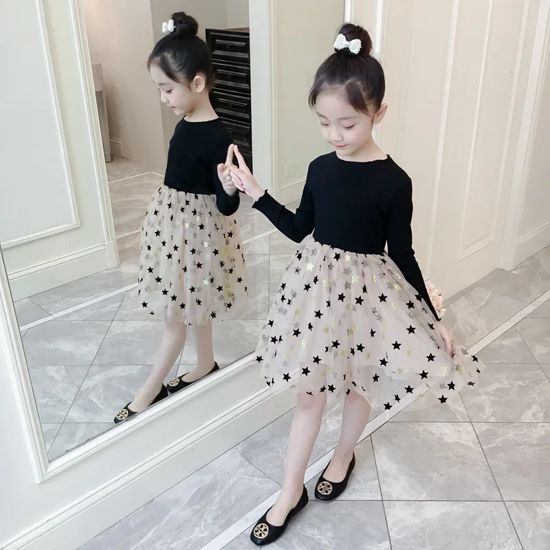 

Girl'S Skirt 2019 Spring Clothing New Style Korean-style Children Spring And Autumn Big Kid Dress Childrenswear Mainland China C