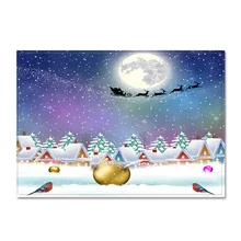 Веселый Рождественский 3D ковер для детей, мягкий фланелевый коврик для игр, рождественские вечерние коврики для детей, Санта Клаус, рождественский подарок, коврик/ковры