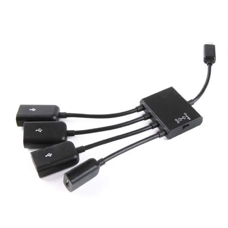 Зарядный кабель usb hub Кабель micro usb концентратор usb-порт OTG порт 1 шт. micro usb OTG концентратор Универсальный usb otg usb телефона otg концентратор