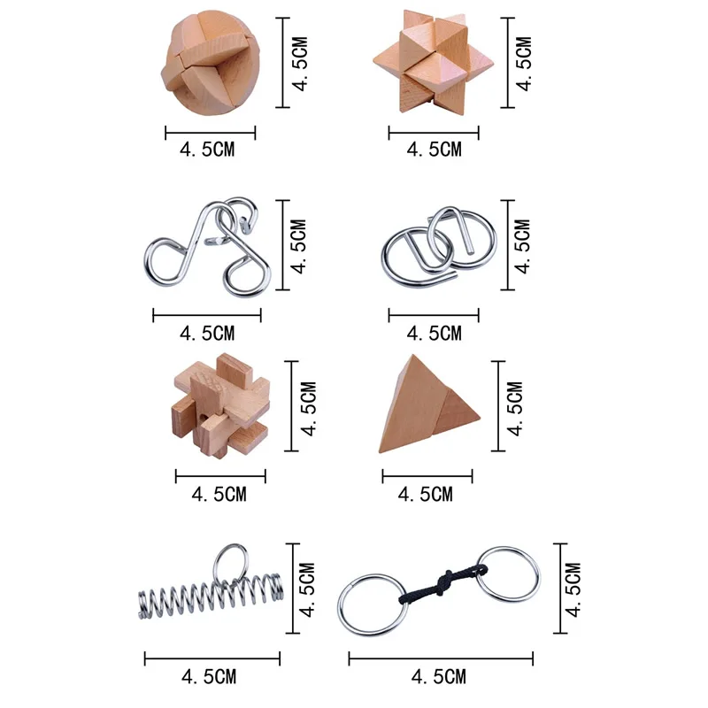 Деревянные и металлические Пазлы 8 шт./компл. 3D провода интеллект и классической застежкой узел блокировки IQ сложных антистресс замок игра Секс игрушки