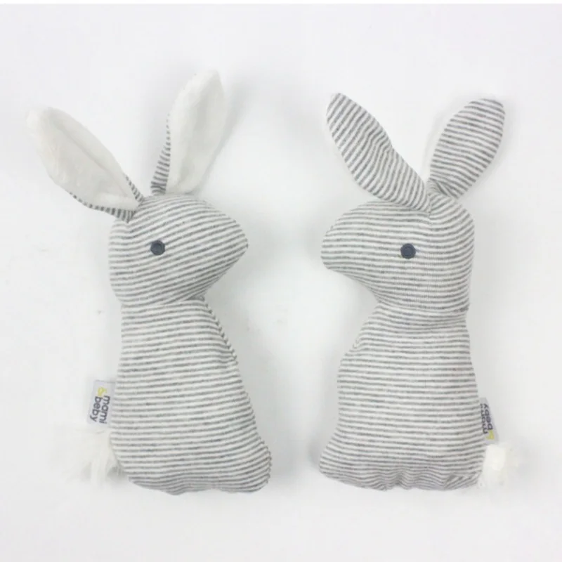 

Newborn Infant Baby Rattle Toys Cute Rabbit Handbells Plush Baby Toy With Sound Toy Gift Children Kids Christmas Plush Doll