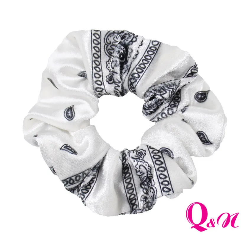 

Bandana Scrunchies Velvet Hair Scrunchies Elastic Hair Bands Multiple Color Hair Ropes Bracelet Scrunchie Hair Tie