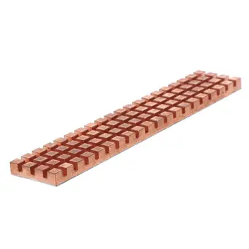 

97x18MM Pure Copper Thin Heatsink Thermal Pad for M.2 NGFF 22110 PCI-E NVME SSD Laptop Radiator with Thermal Conductive Adhesive