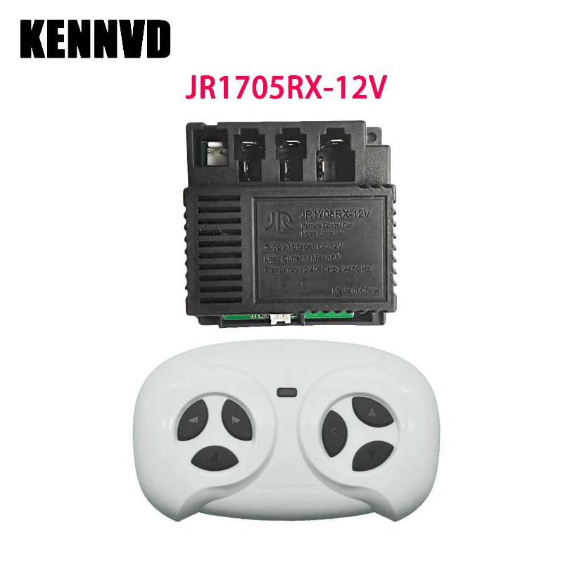Receiver & Remote Control Set For ZM DR04 DR01 Children's Ride-On Cars – 12V/6V 2.4G Transmitter – 7-Pin & 2-Pin Compatible