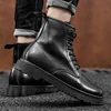 2022 New Men Boots Winter Casual Shoes Fashion Leather Boots Men High Quality Rubber Boots Riding Equestr Botas Hombre ► Photo 3/6