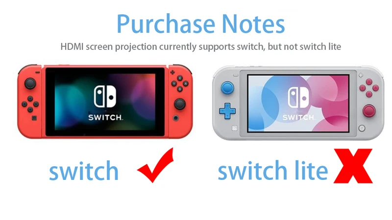 Switch Dock TV Dock for Nintendo Switch Accessories Docking Station USB Type C HUB to 4K HDMI USB 3.0 PD for Macbook Air M1 Pro