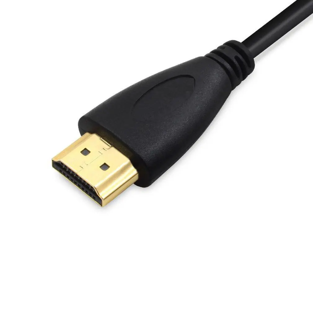 Позолоченный Удлинительный кабель, HDMI штекер к гнезду с винтовой панелью крепление V1.4 1080P для psp HDTV 30 см 50 см 1 м 1,5 м
