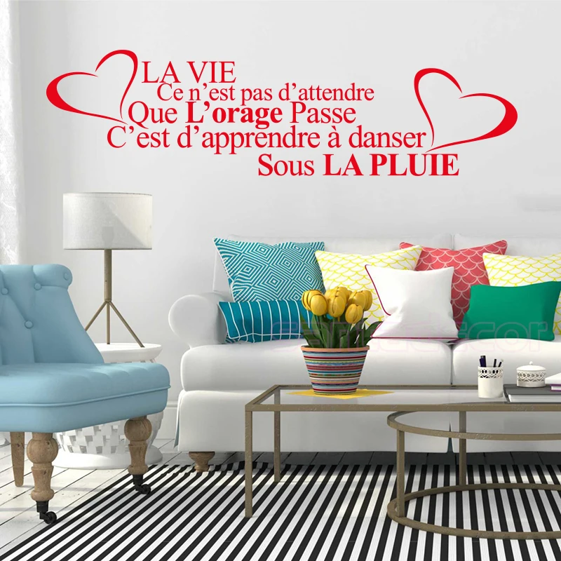 Télécharger gratuitement Images Citation De La Vie Francaise Vinyle Autocollant Mural Autocollant actualisé salutations