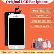 ЖК-дисплей для iPhone 6, 6 P, 6 S, 7, 7 Plus, замена экрана для Apple, 7, 7 Plus, без битых пикселей, дисплей, с 3D сенсорной гарантией