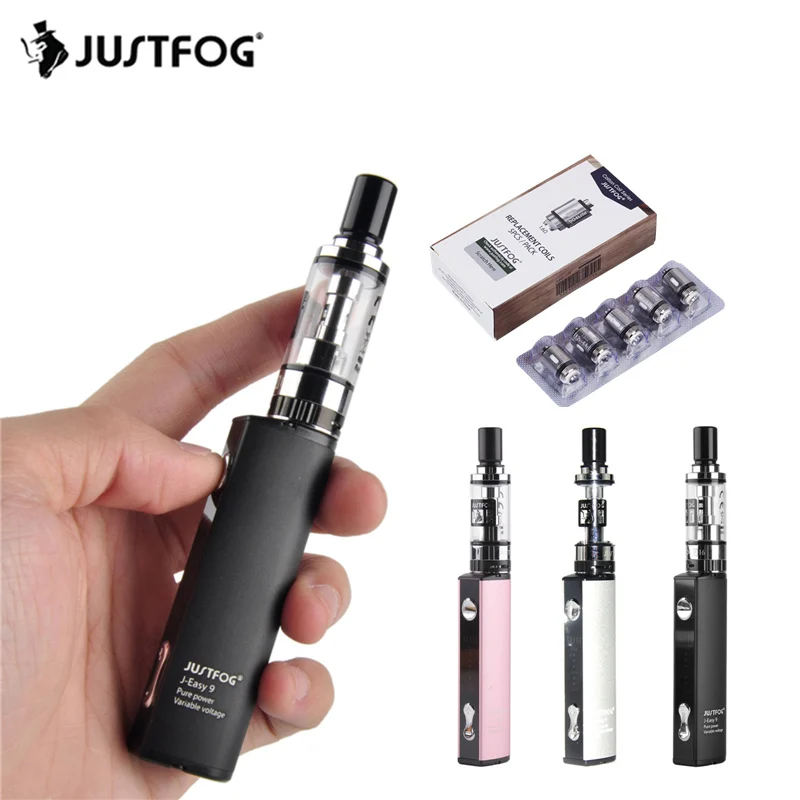 Набор для вейпа JUSTFOG Q16 электронная сигарета Стартовый 900 мА/ч 1 2 Ом 6 катушка вейп