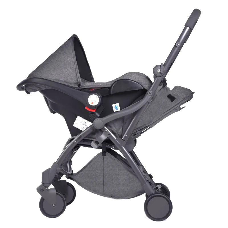 

Baby Stroller Portable Foldable Reclining Basket Type Baby Stroller Can Be Mounted On The Aircraft Removable Simple Summer Umbre