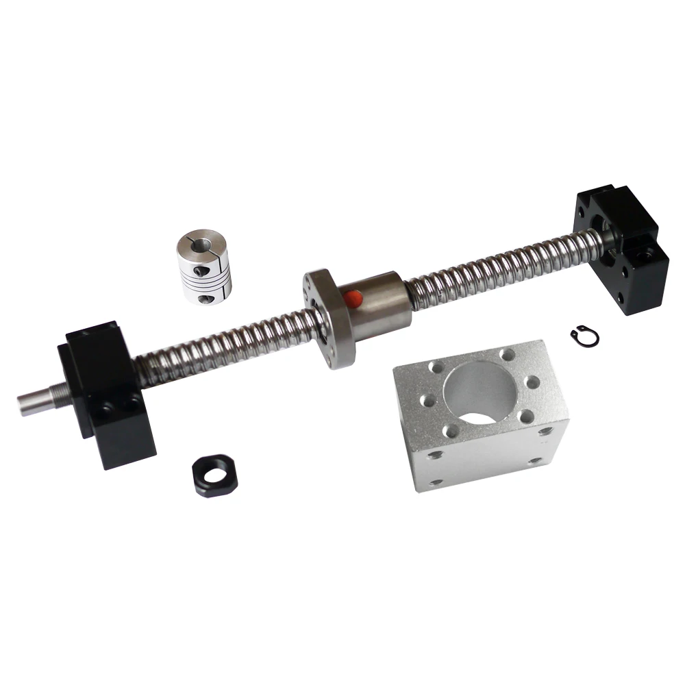 1204 Rolled Ball Screw 161mm 200 300mm 400mm 561mm with