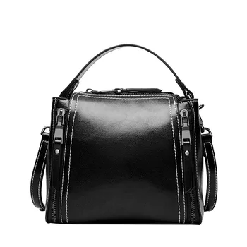 

Women Genuine Leather Handbags Ladies Large Tote Bag Female Square Shoulder Bags Bolsas Femininas Fashion Messenger Bags