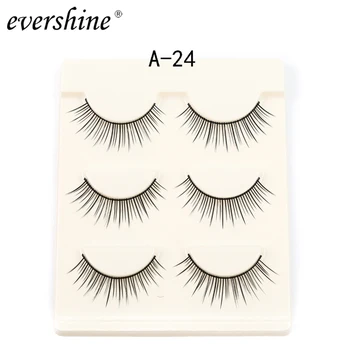 

3 pairs Mink Eyelashes suppliers handmade Eyelashes Lashes Thick HandMade Lashes Fake Lashes Makeup Eyelash kit beauty #A-24