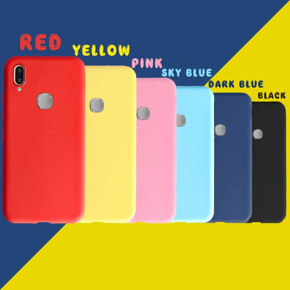 Candy Silicone Case For Vivo V9 V Pro Back Cover Cases For Vivo