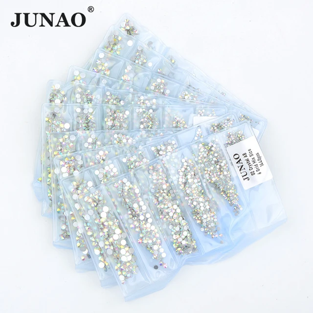 Flat Back Rhinestones Crafts  Flat Back Crystal Rhinestones - 1440pcs Mix  Size - Aliexpress