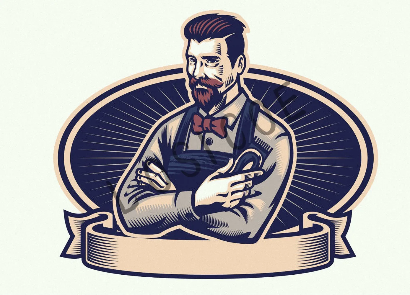 Винтажная бритвенная Парикмахерская татуировки плакаты крафт бумага