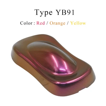 

YB91 Chameleon Pigments Acrylic Paint Powder Coating Dye for Cars Automotive Arts Crafts Painting Decoration Nails Furniture 10g