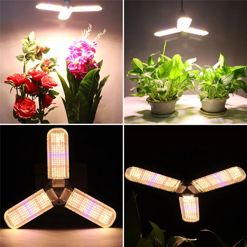 150W LED Pflanzenlampe Vollspektrum Grow Light Lamp für Garten Pflanzen Veg E27 