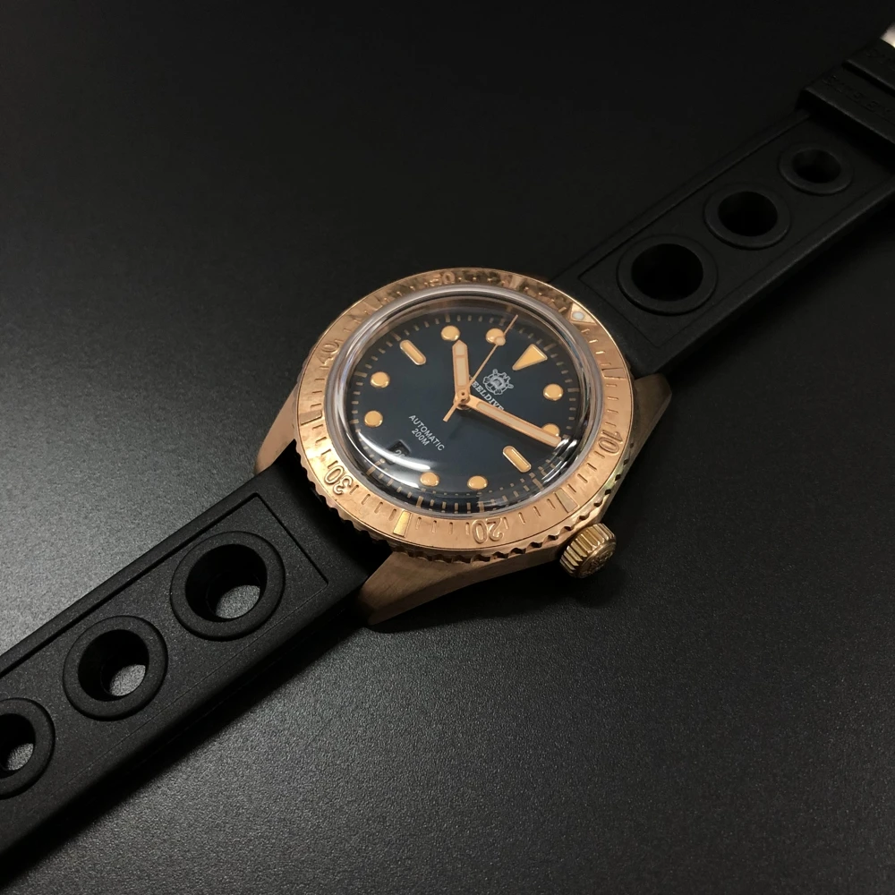 STEELDIVE 1965S первые бронзовые часы для дайвинга 200 м CuSn Мужские механические