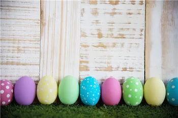 

SHENGYONGBAO Art Fabric Custom Easter day Photography Backdrops Props Wooden theme Photo Studio Background 20117-17