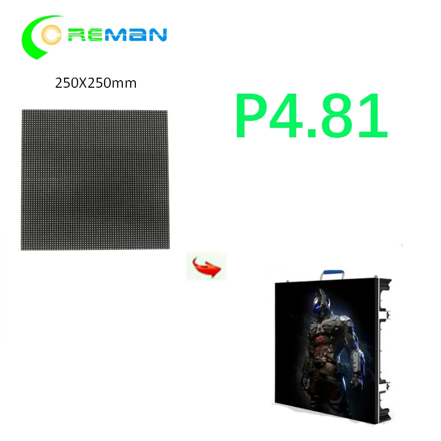 Али Экспресс 3,91 250x250 мм наружный P4.81 SMD1921 полноцветный светодиодный модуль для 500x500 мм/500x1000 мм светодиодный шкаф