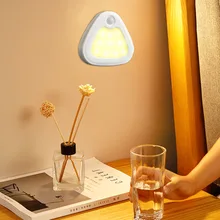 

LED Night Light Automatic Wall Mount Dimmable Nightlight Bedroom Battery-Operated Lamp Home Lighting Kit