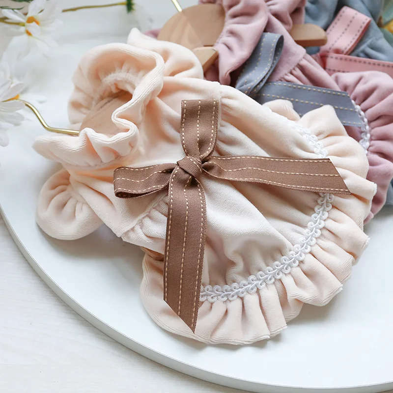 纯色蝴蝶结裙绒版_1291