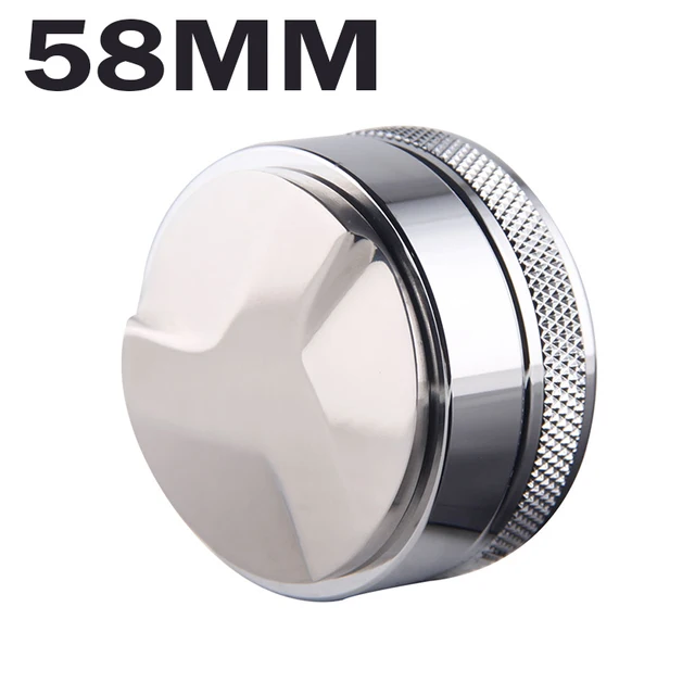 Coffee Tamper 51/53/58/58.35MM  304 Stainless Steel Coffee Distributor Coffee Powder Hammer Convex Base Coffee Accessories 58mm Three Base