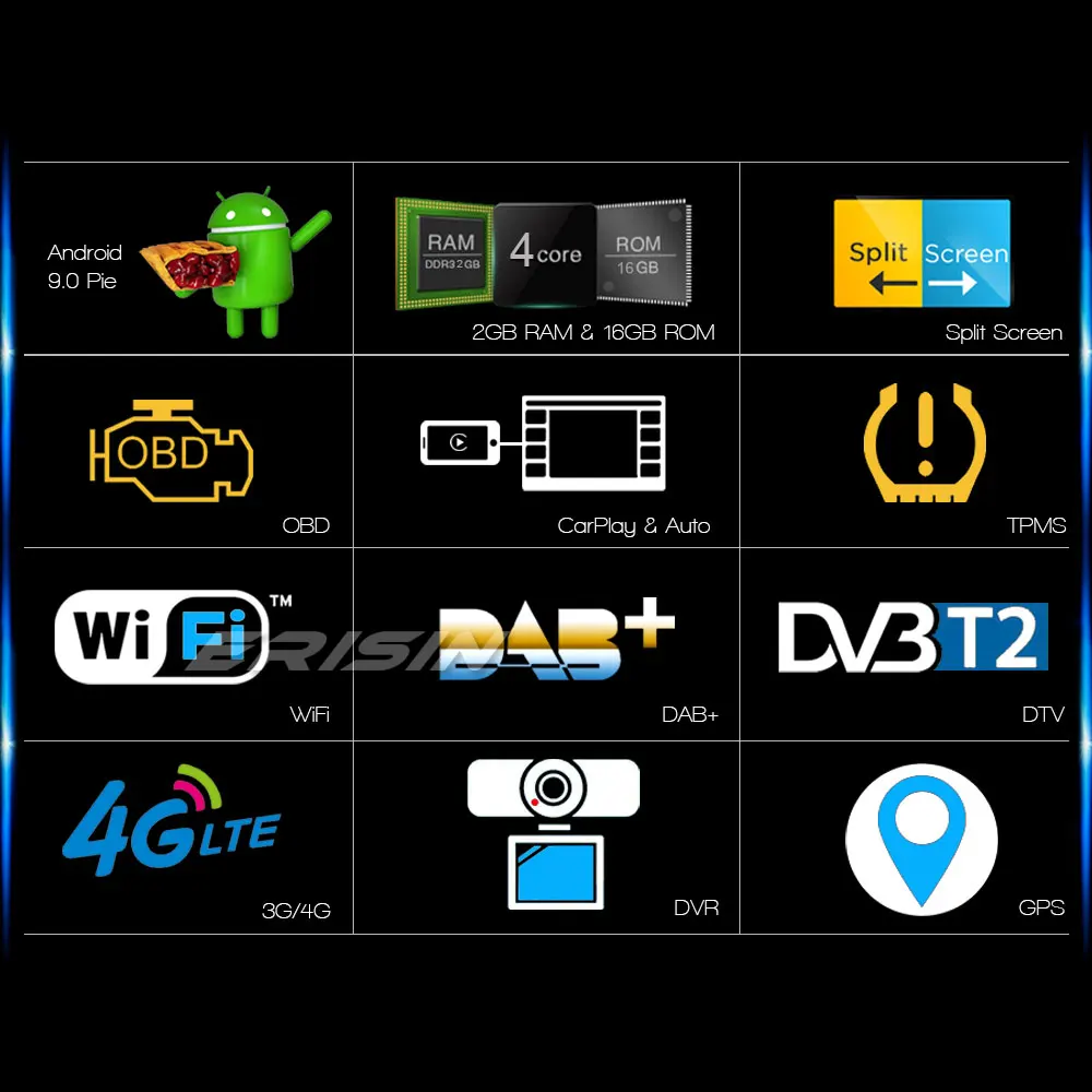 10 25 &quotDSP Android 0 автомобильный мультимедийный плеер DAB + спутниковая навигация