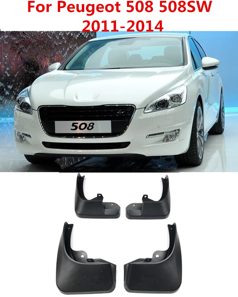 Автомобильные Брызговики для peugeot 508 Sedan 2011- Брызговики крыло брызговиков - Цвет: 508 2011-2014