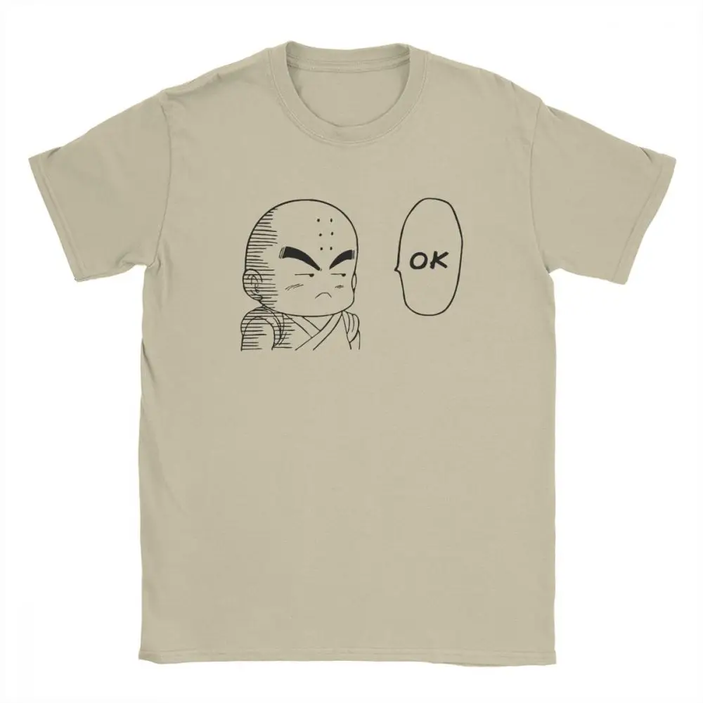 Krilin OK Dragon Ball Футболка мужская 100 Премиум хлопковая Футболка Goku Super Saiyan Vegeta Dbz Ultra Harajuku Camiseta Футболка мужская