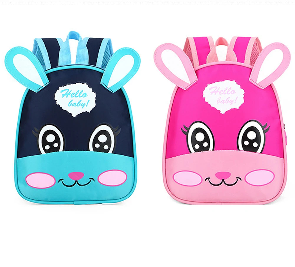 Pudcoco мультфильм Детские Девочки BackpacksToddler дети водонепроницаемый кролик рюкзак мальчик девочка мультфильм животных школьные сумки