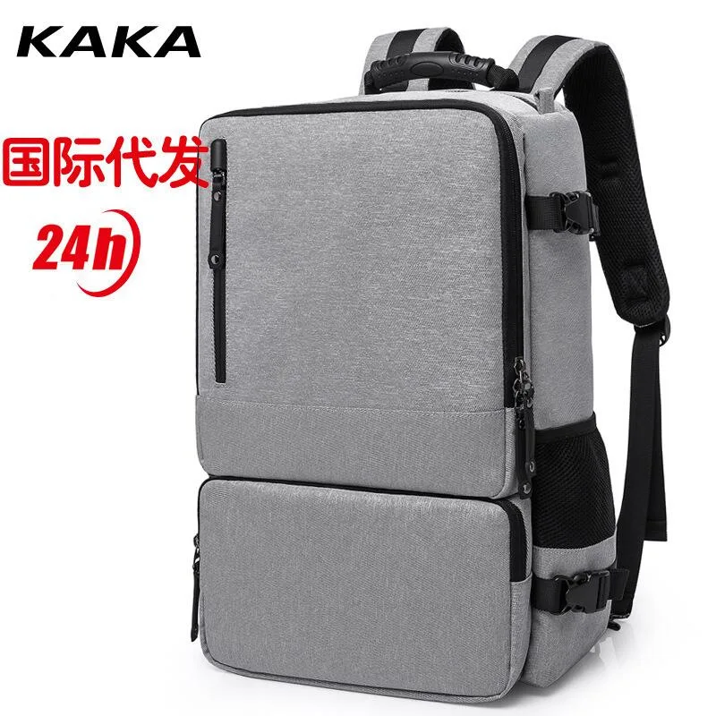 

KAKA New Style Men Anti-Theft Backpack Multi-functional Triple Use Computer Bag College Student Oxford Packsack Outdoor