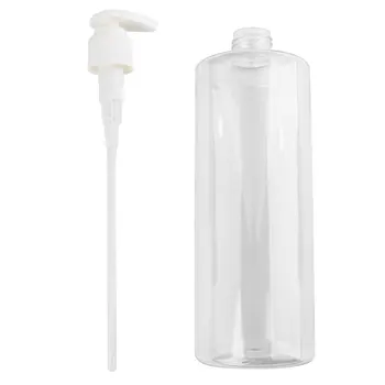 

3pcs 500ml Empty Bottle Transparent Simple Storage Bottle for Foam Emulsion Hand Washing (Bottle Color Transparent Pump Head Col