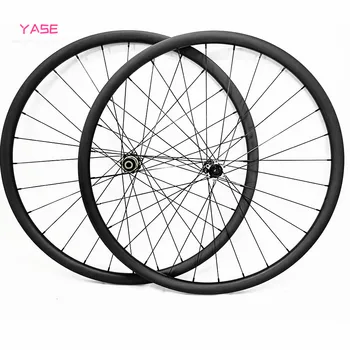 

YASE 27.5er carbon mtb disc wheels 37x24mm tubeless mtb bicycle wheels D411SB D412SB 100x15 142x12 mtb carbon wheelset 27.5
